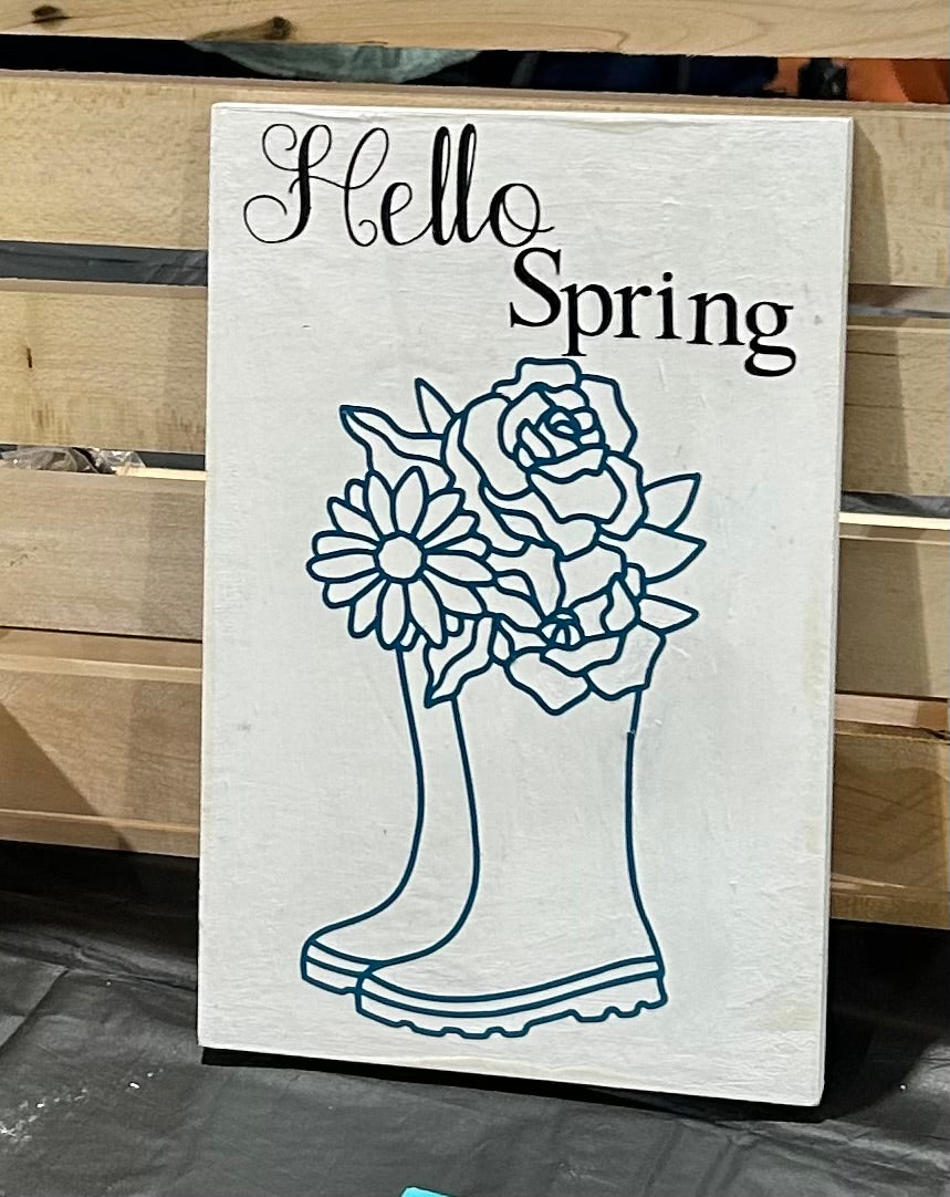 Handmade Signs and Wreaths